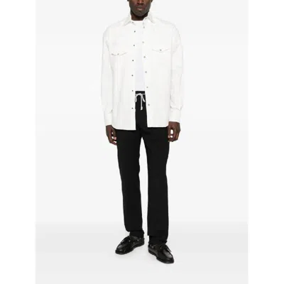Eleventy Drawstring Trousers In Black