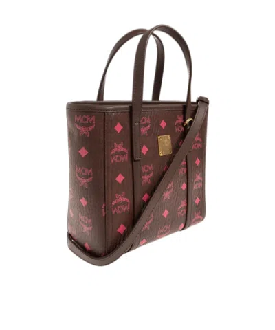 Mcm Toni Double-handle Shoulder Bag In Red