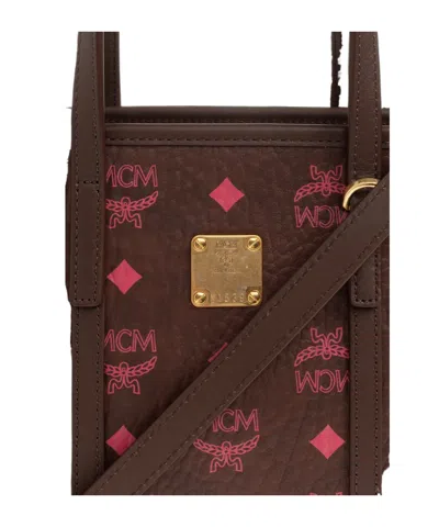 Mcm Toni Double-handle Shoulder Bag In Red