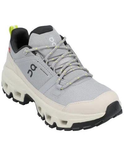 On Running Cloudrock Mid Waterproof Canvas Sneaker In Gray