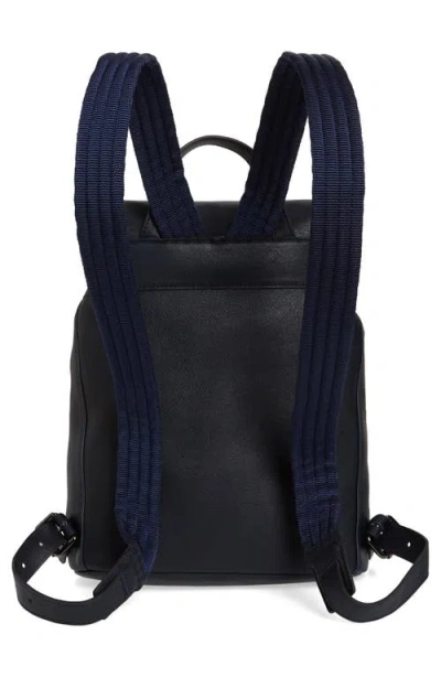 Longchamp Small 3d Leather Backpack In Black