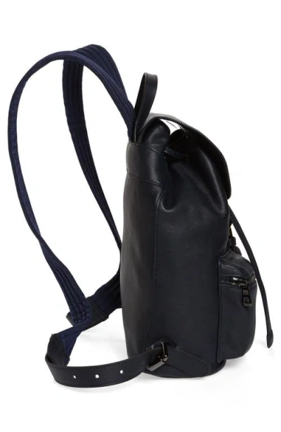 Longchamp Small 3d Leather Backpack In Black
