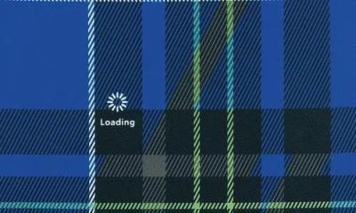 Longchamp Green District Tartan Drawstring Backpack In Blue
