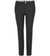 GUCCI CROPPED WOOL-BLEND TROUSERS,P00243055-5