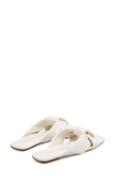 Stuart Weitzman Cece Slide Sandal In White