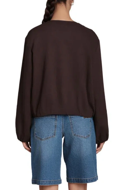 Bagatelle Bubble Sleeve Full Zip Jacket In Multi