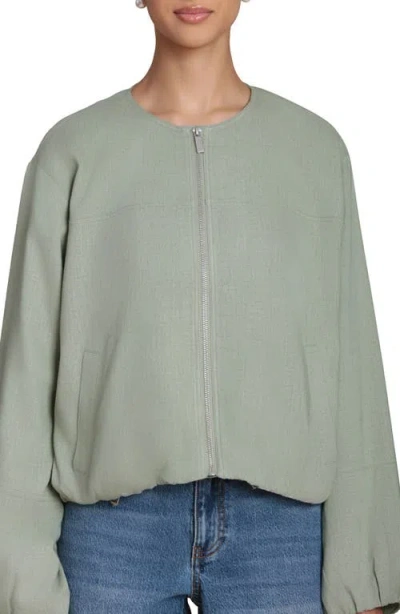 Bagatelle Bubble Sleeve Full Zip Jacket In Multi