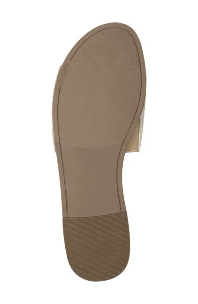 Dkny Logo-embroidered Woven Sandals In White