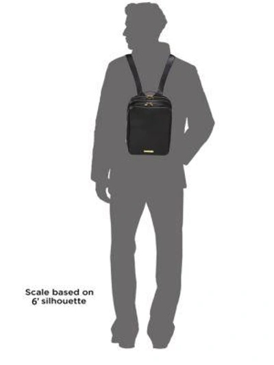 Shop Skits Italian Pebble Leather Backpack In Black