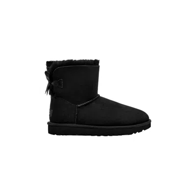 Ugg Black Rubber Ankle Boots In Black