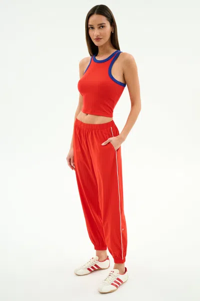 Splits59 Megan Piping Track Pants In Red
