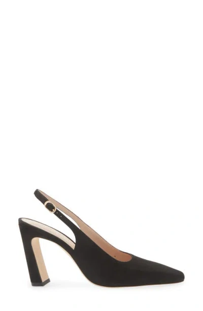 Stuart Weitzman Stassi Slingback Pump In Black
