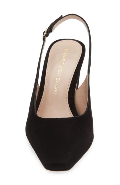 Stuart Weitzman Stassi Slingback Pump In Black