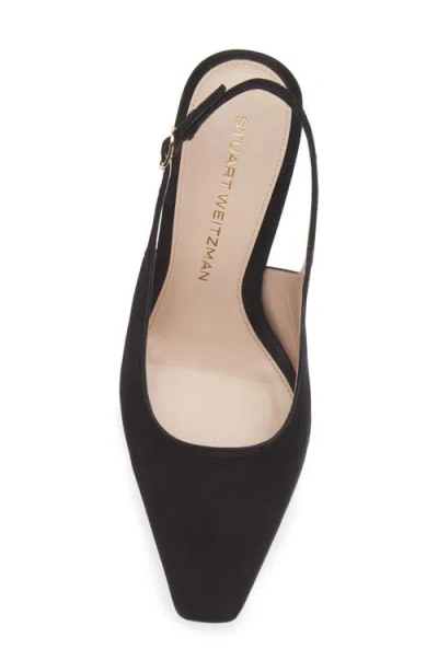 Stuart Weitzman Stassi Slingback Pump In Black