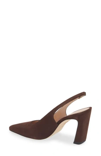 Stuart Weitzman Stassi Slingback Pump In Brown