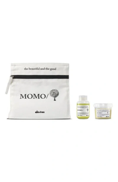 Davines Momo Mini Bestsellers Hair Set For Dry Hair In Transparent