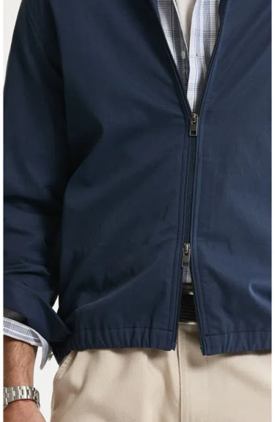 Jachs Tech Twill Zip Up Jacket In Multi