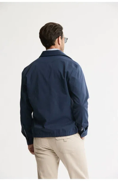 Jachs Tech Twill Zip Up Jacket In Multi