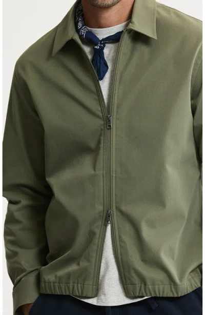 Jachs Tech Twill Zip Up Jacket In Multi
