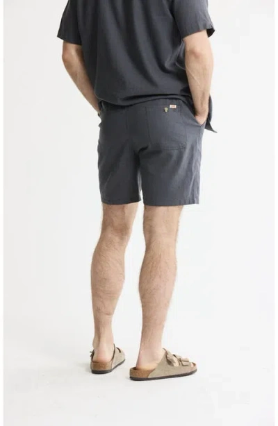 Jachs Linen Blend Drawstring Shorts In Multi