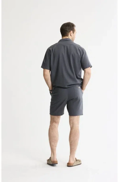 Jachs Linen Blend Drawstring Shorts In Multi
