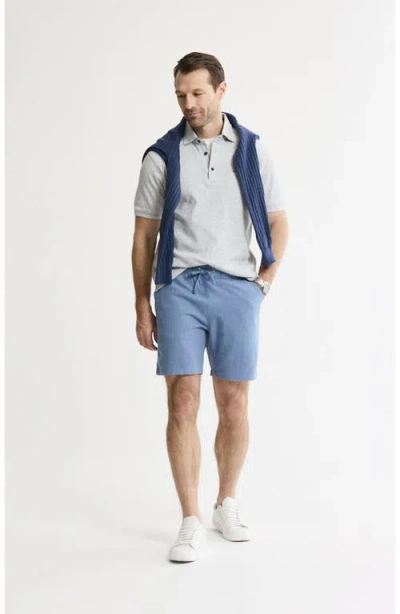 Jachs Linen Blend Drawstring Shorts In Multi