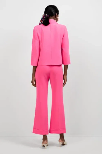 Trina Turk Bicocca Patch Pocket Jacket In Pink
