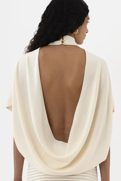 Arakii Mist Midi Dress In White