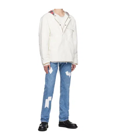 Stefan Cooke Belt Loop Jeans In Blue