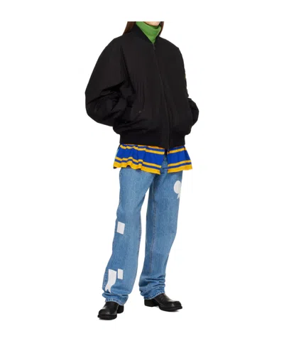 Stefan Cooke Belt Loop Jeans In Blue