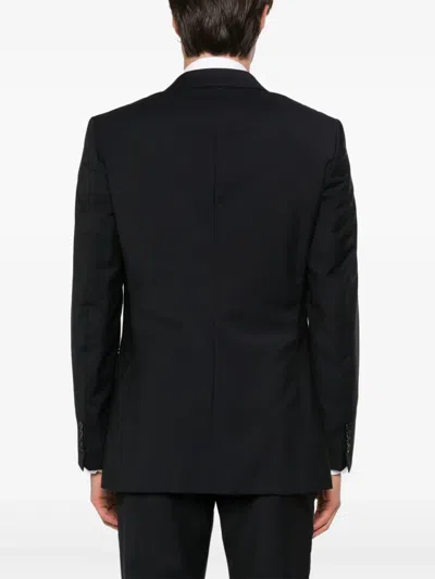 Fursac Virgin Wool Blazer In Black