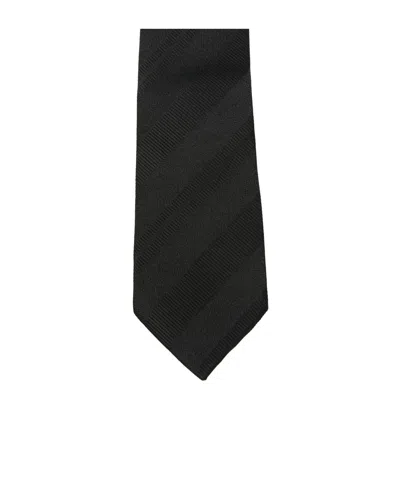 Tagliatore Pointed Tie In Black