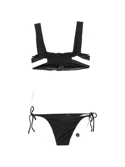 Osklen Striped Side-tie Bikini In Multi