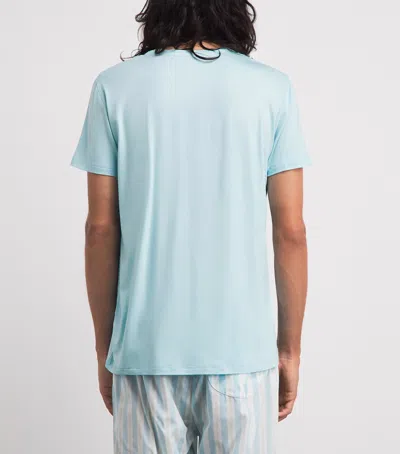 Derek Rose Basel Lounge T-shirt In Blue