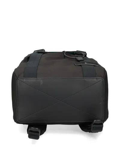 Calvin Klein Flap-top Drawstring Backpack In Black