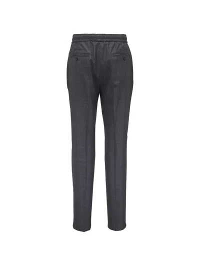 Isaia Drawstring Trousers In Gray
