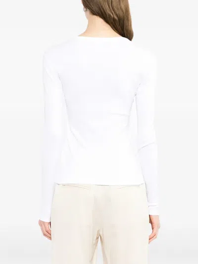 By Malene Birger Long-sleeve T-shirt In White