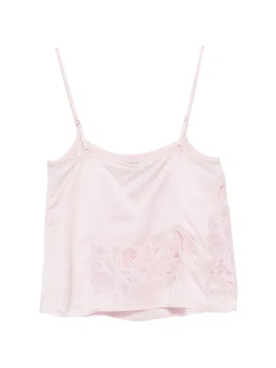 Herskind Frida Lace-insert Top In Pink