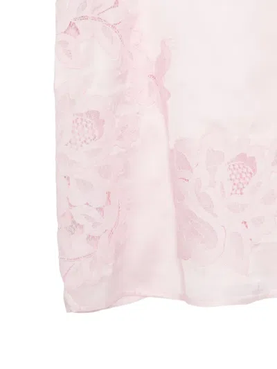 Herskind Frida Lace-insert Top In Pink