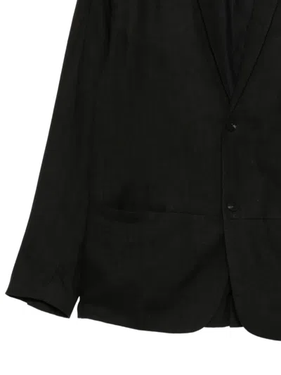 Label Under Construction Buttoned Front-pocket Blazer In Multi