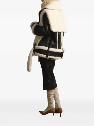 Almaz Gunslinger Shearling Jacket In Multi
