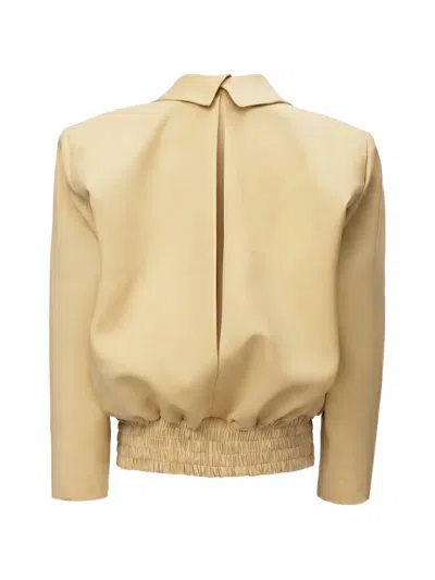 Almaz Vanilla Vice Elasticated-hem Bomber Jacket In Multi