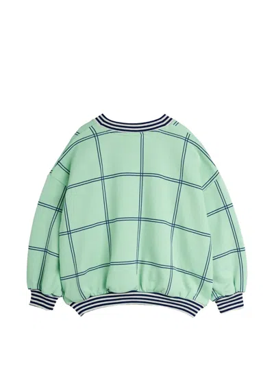 Mini Rodini Check-print Panther-patch Sweater In Multi
