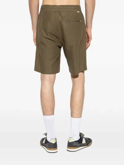 Samsoe & Samsoe Smith Elasticated-waistband Shorts In Green