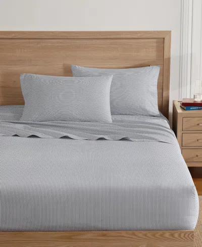 Tommy Hilfiger Essentials Solid Cotton Percale 2-pc. Pillowcase Set, Standard In Gray
