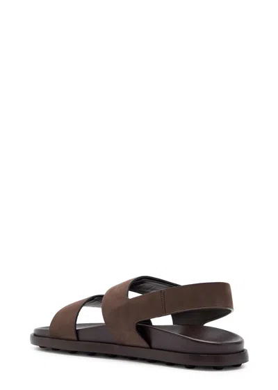 Tod's Women Brown Leather Sandals, 7.5/8.5 Luxury Pumps & Heels For Women Darveys