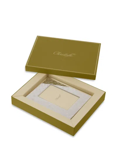Christofle Graffiti Picture Frame In Silver