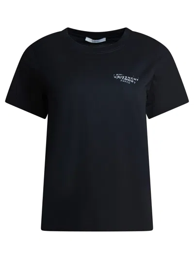 Givenchy "fitted" Crew-neck T-shirt In Blue
