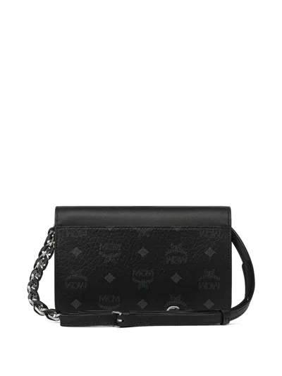 Mcm Visetos Diamond Shoulder Bag In Pattern
