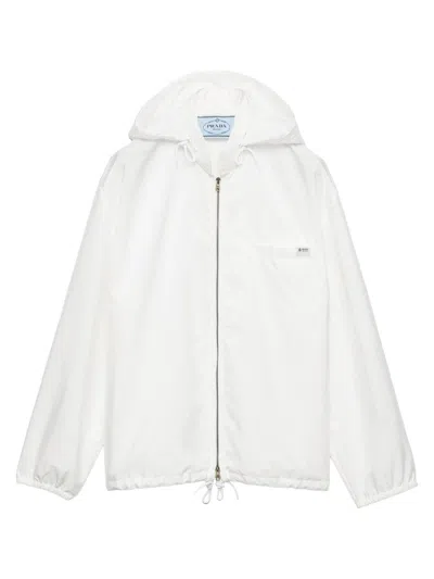 Prada Long-sleeved Casual Jacket In White